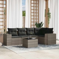 Garden Sofa Set Grey