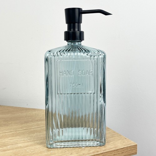Vintage glass soap dispenser - glass,