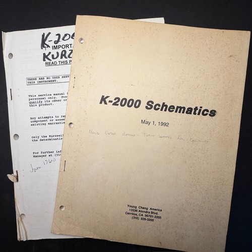 Vintage kurzweil 2000 - kurzweil, k-2000