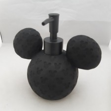 Jay Franco Disney Home Mickey Mouse Soap Dispenser Black Lotion Pump