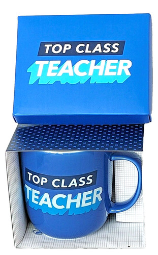 Top class teacher mug boxed - class,