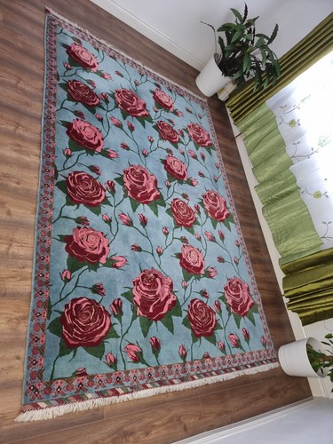 Afghan turkish hands made rug - afghan,