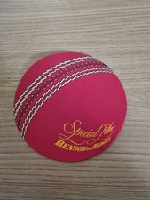 OVERSIZED BEER MAT COASTER - BENSON & HEDGES CUP CRICKET BALL (FF99J) 