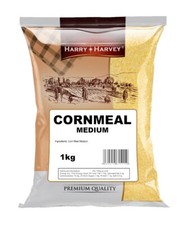 Cornmeal Medium 1Kg - polenta - maize Ground Corn Meal Flour 1000g Bag