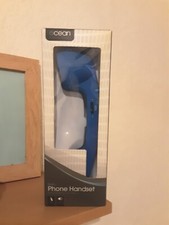 Retro Blue Handset for Smartphones, Anti-radiation Phone for Mobile  3.5mm Jack 