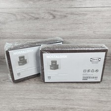 Ikea nostalgisk Brown Storage Filing Boxes 26 x 16x 15 - 10.25 x 6.25 x 6” 