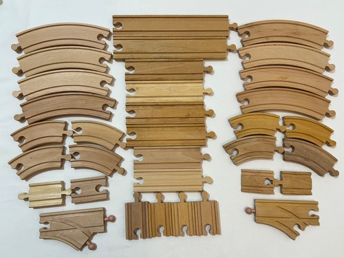 Wooden train track - track, set