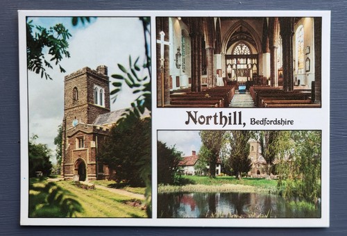 Vintage postcard used northill - vintage,