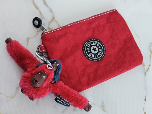 Kipling small red purse with - kipling,