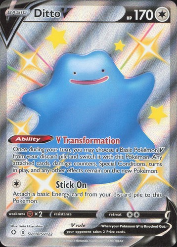 Ditto sv118 sv122 holo v - ditto,
