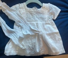 ZARA Baby Girl White Dress 3-6
