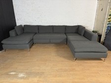 Made.com Luciano Large Left Hand Facing Chaise End Corner Sofa Bed RRP £2500