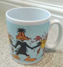 Warner Bros  XL  1996 Large Coffee Tea Mug Cup: DAFFY DUCK: Who Needs Sleep?  