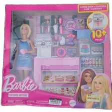 Barbie coffee shop playset - shop,