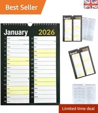 2026 Wire Spiral Wall Calendar