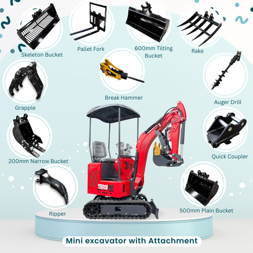 Mini excavator typhon terror - typhon,