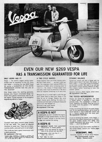 1964 cushman vespa 150 motor - cushman,