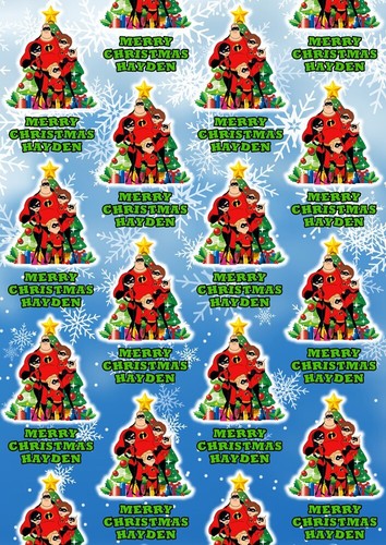 The incredibles personalised - the,