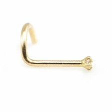 14K Yellow Gold 20G Real SI