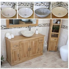 Bathroom Vanity Unit Oak