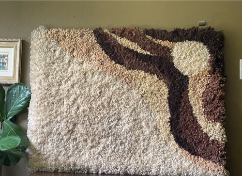 Vtg 70s rya handmade wool - vtg,