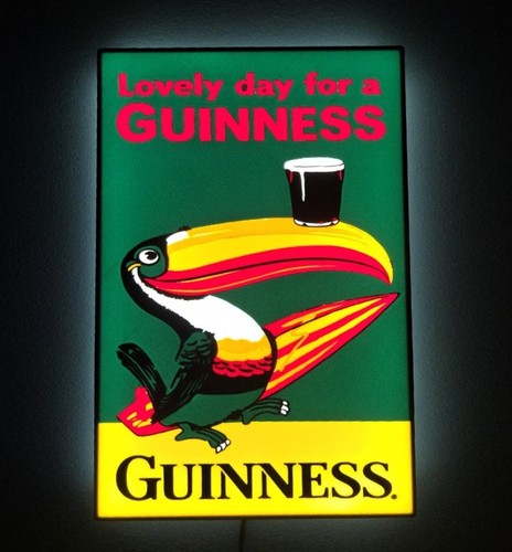 Guinness toucan led lighted - guinness,