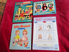 Vintage  Mabel Lucie Attwell Annual/Books (3) and Card making Kit -all VGC