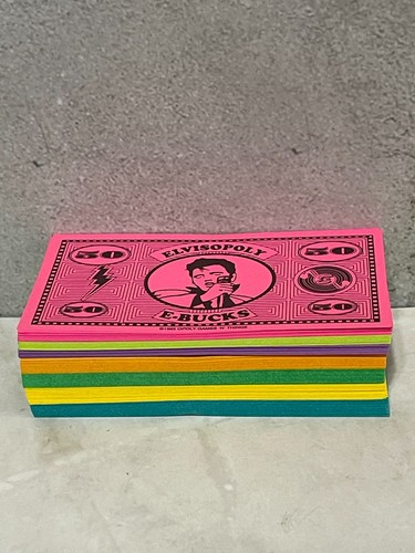 1995 elvis presley monopoly - elvis,