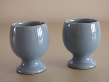 2 Denby Colonial Blue Egg Cups