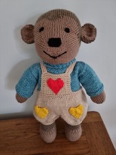 hand knitted toys."MIKEY
