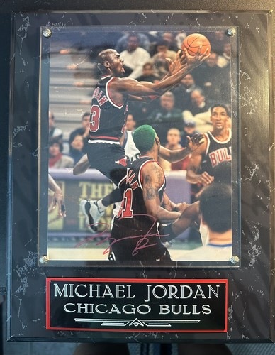 Michael jordan signed - signed, framed