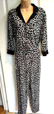 RUTH LANGSFORD SIZE 18 STRETCH NON CREASE ANIMAL PRINT JUMPSUIT BNWOT