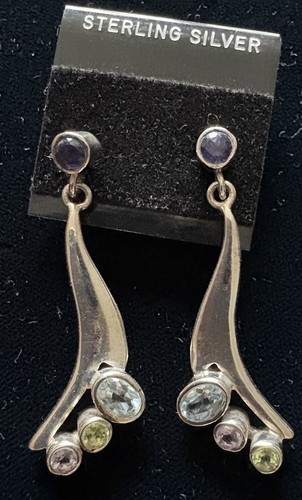 Multi stone sterling silver - multi-stone,