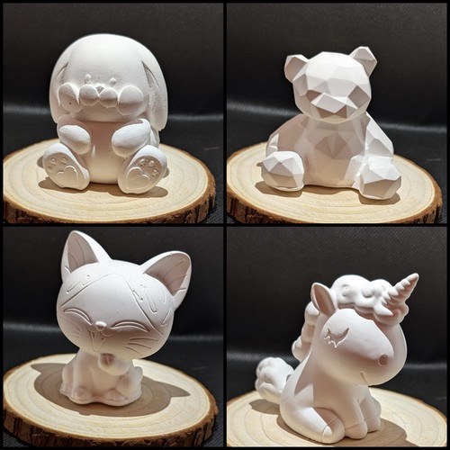 Set figures to paint - set, of