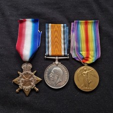 Gordon Highlanders KIA BATTLE OF LOOS Sept 1915 WW1 Medal Trio Cullen Banffshire