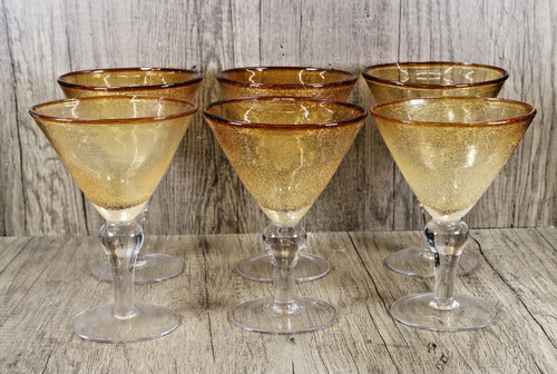 Hand blown amber - blown,