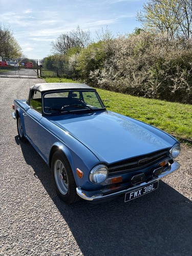 1973 french blue - french, tr6