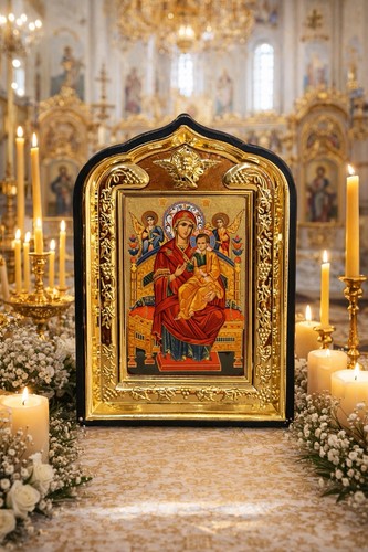 Orthodox icon gold - icon, frame