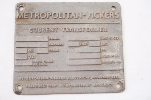 Metropolitan vickers - metropolitan,