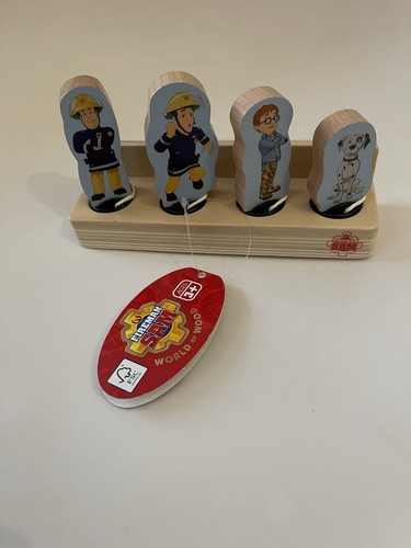 Wooden fireman sam - fireman,