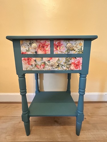 Hand painted bedside - hand-painted,