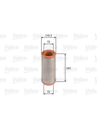 Valeo air filter fits peugeot - air,