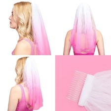 Double Layer Veil Hair Comb