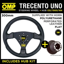 OMP TRECENTO UNO 300mm STEERING WHEEL & BOSS fits VW LUPO ALL / GTI 98-