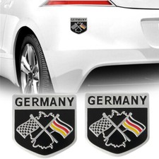 2X 3D German Flag Emblem