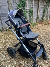 Silver Cross Wave 2020 – Premium 2-in-1 Tandem Double Pushchair Base Blue Navy