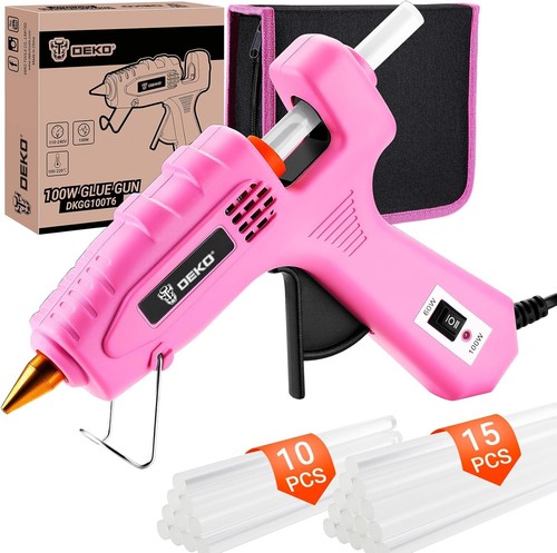 Hot glue gun kit 100w - hot, kit: