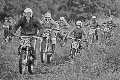 Group boys scrambler - group, on