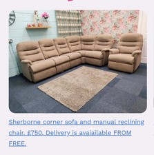 Sherborne Corner Sofa And Matching Manual Reclining Chair