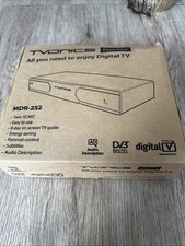 TVONICS MDR-252 Freeview Digital TV Receiver Box With Adapter No Remote